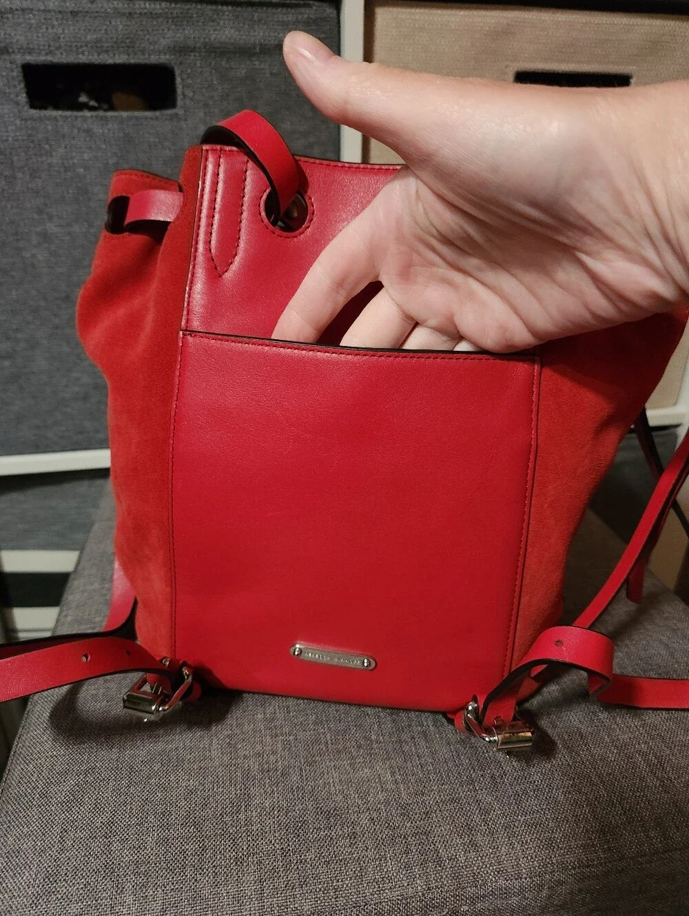 Rebecca Minkoff Studded Bucket Backpack
